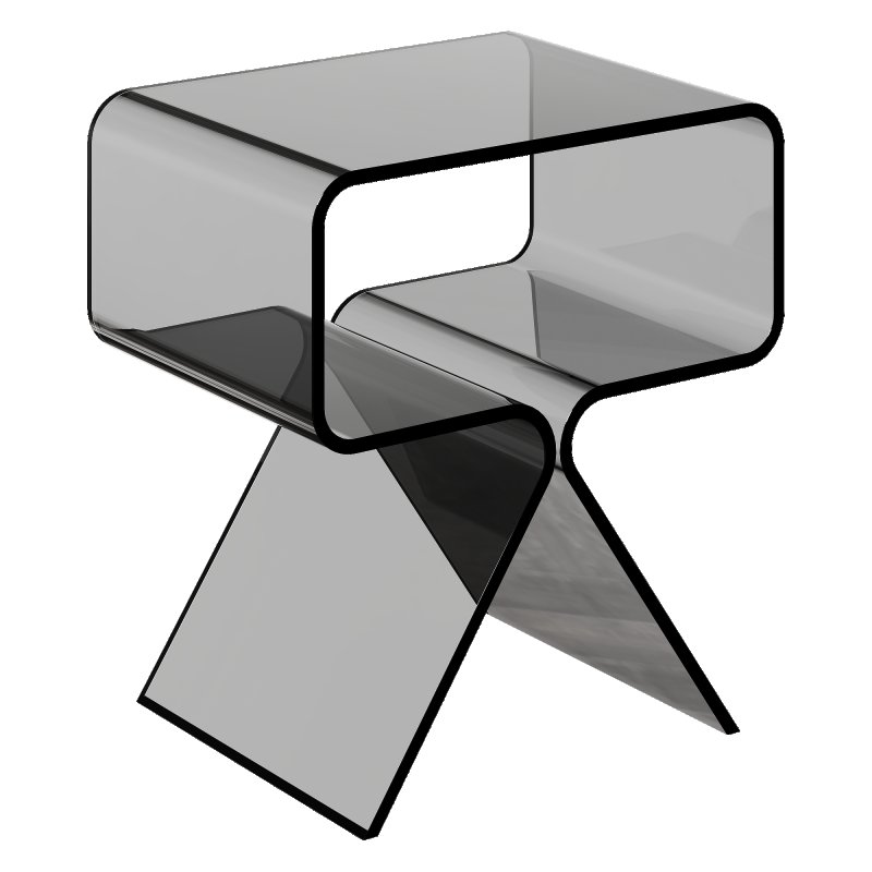 Coffee table Acrylic Nightstand Side Table by Solaround - Image 4