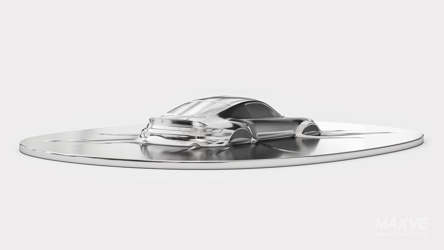 Porsche 911 GTS wall sculpture - Image 5