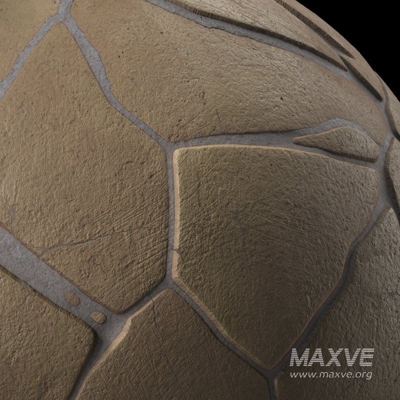 Stone Wall Materials 02- Brush Rock | Sbsar Pbr 4k Seamless - Image 5