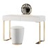 Beige and Gold solid wood Vanity set - Thumbnail 6