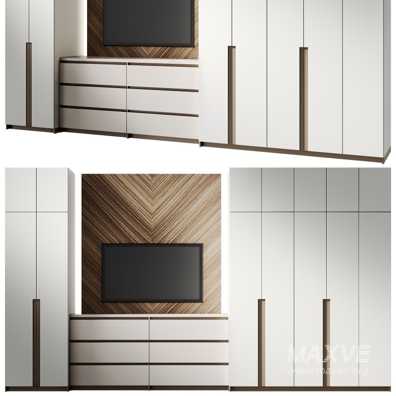 TV Wall for bedroom TV WALL 01 - Image 1