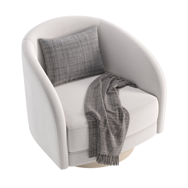 Ahead of the Curve Swivel Lounge Chair - Image 5