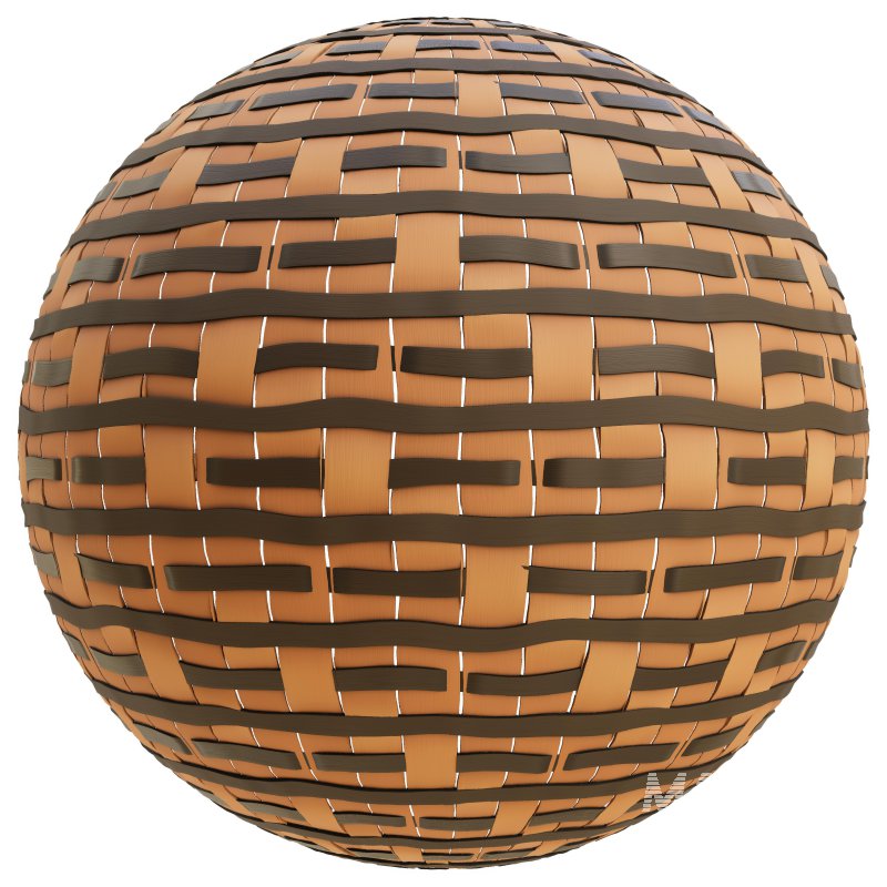 FB347 Wicker ribbon fiber | 4MAT | PBR | 4k - Image 3