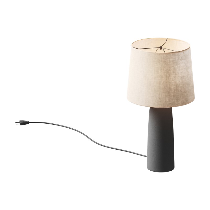 Grote tafellamp Kaya betonnen voet - Image 5