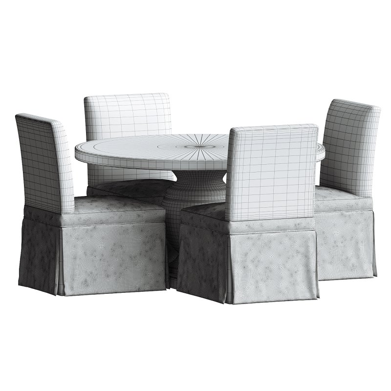 Terrace Round Dining Table set - Image 3