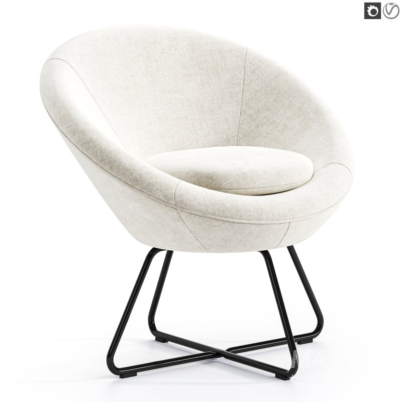 Sillon coctel de terciopelo center - Image 2