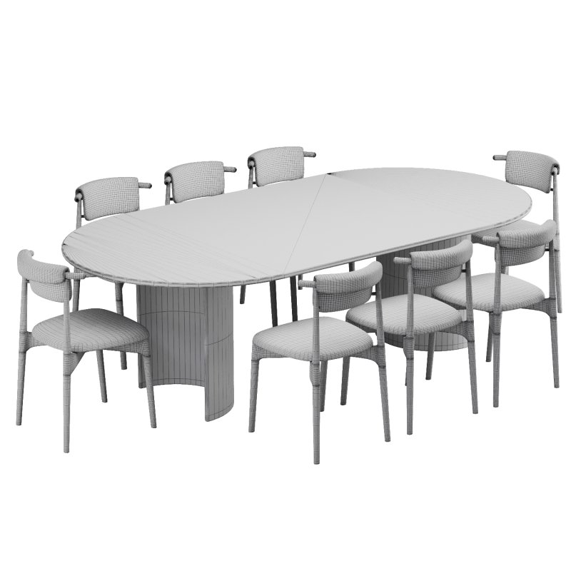 Dinning chair and table249 - Image 5