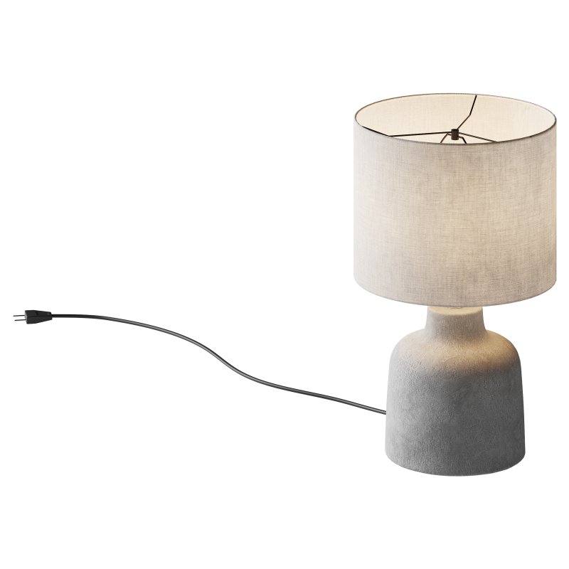 Handgemaakte tafellamp Ike betonnen voet - Image 4