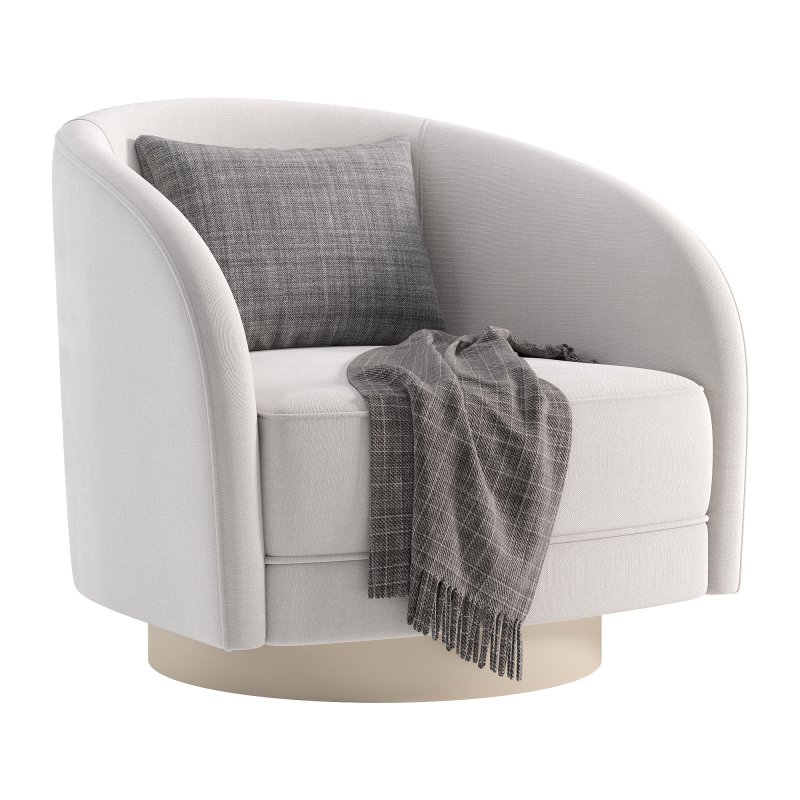 Ahead of the Curve Swivel Lounge Chair - Image 2