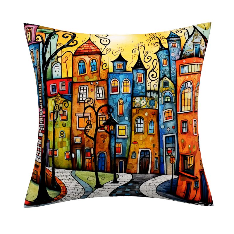 Classic modern canvas pillow - Image 3