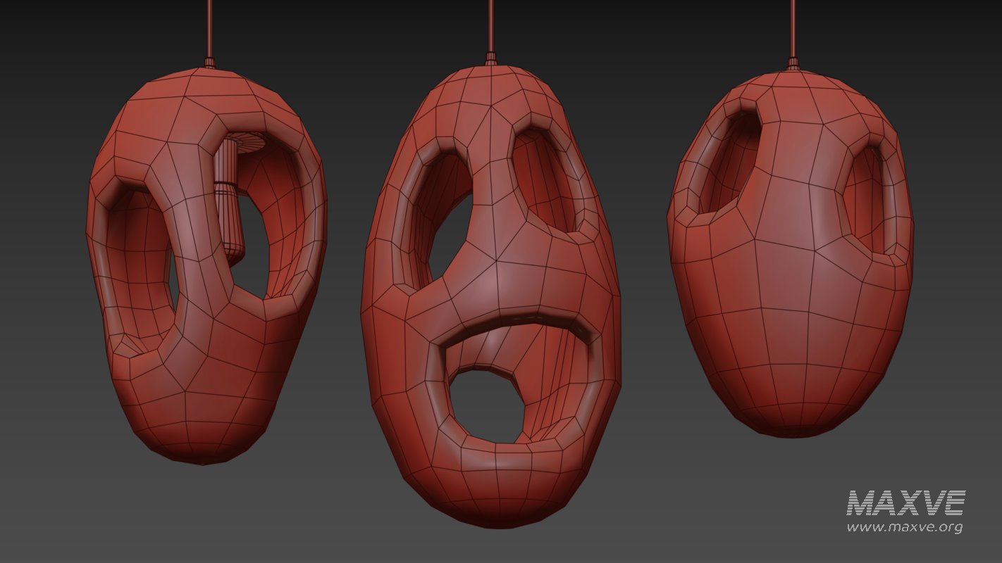 Sculptural Japandi Pendant light - Image 5