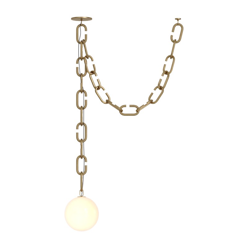 Serif Swagged Pendant - Image 4