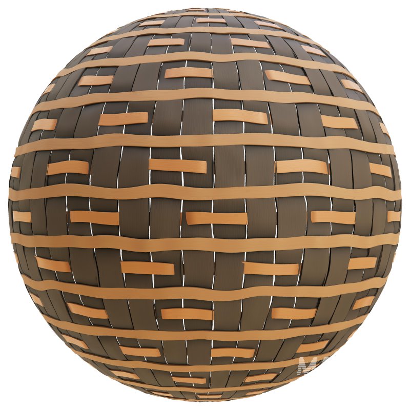 FB347 Wicker ribbon fiber | 4MAT | PBR | 4k - Image 4