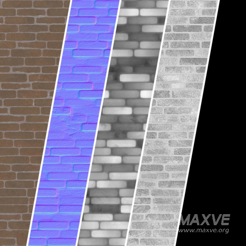Brick Wall Materials 01- Sbsar Pbr 4k Seamless - Image 3