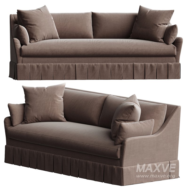 Portola Pleated Sofa - Image 1