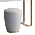 Beige and Gold solid wood Vanity set - Thumbnail 9