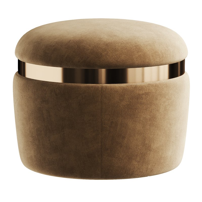 gold pouf - Image 4