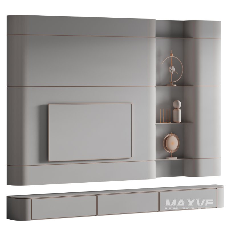 Tv wall set06 - Image 1