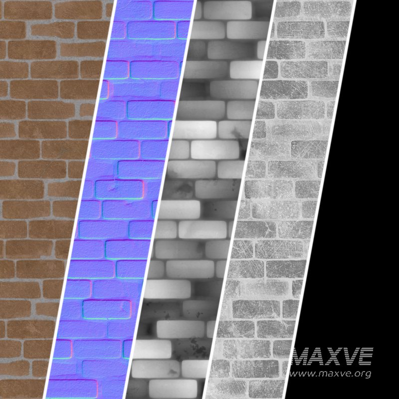Brick Wall Materials 02- Sbsar Pbr 4k Seamless - Image 3