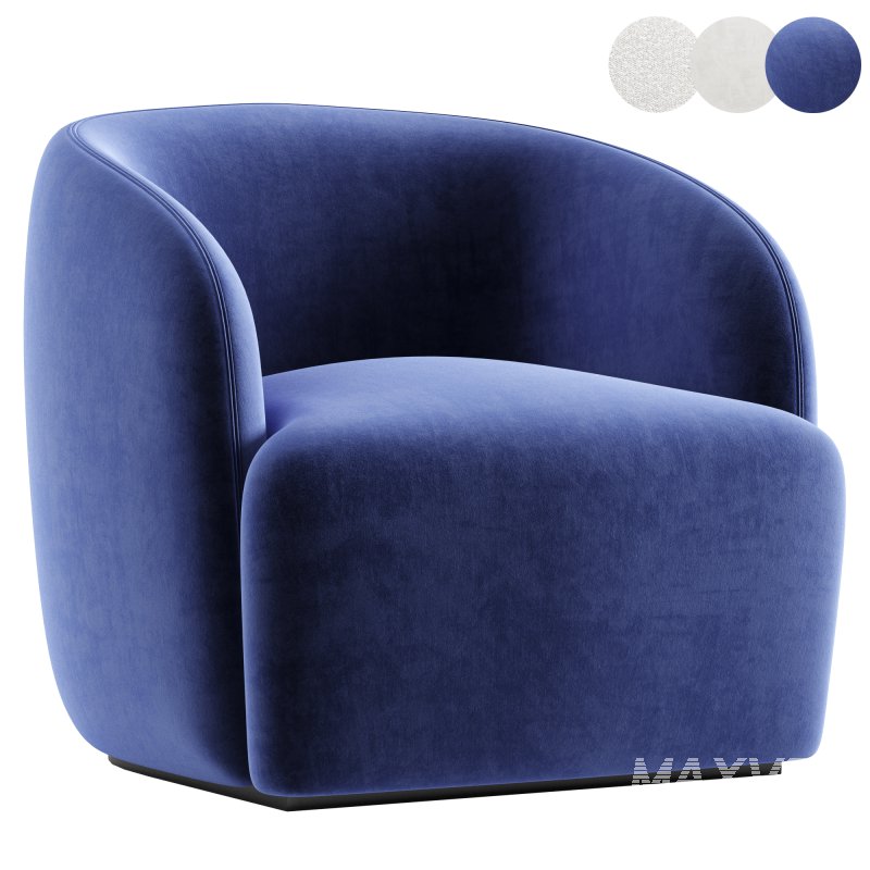 GWYNETH IVORY BOUCLE CHAIR - Image 2