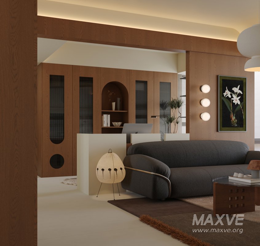 living room office room - Image 4