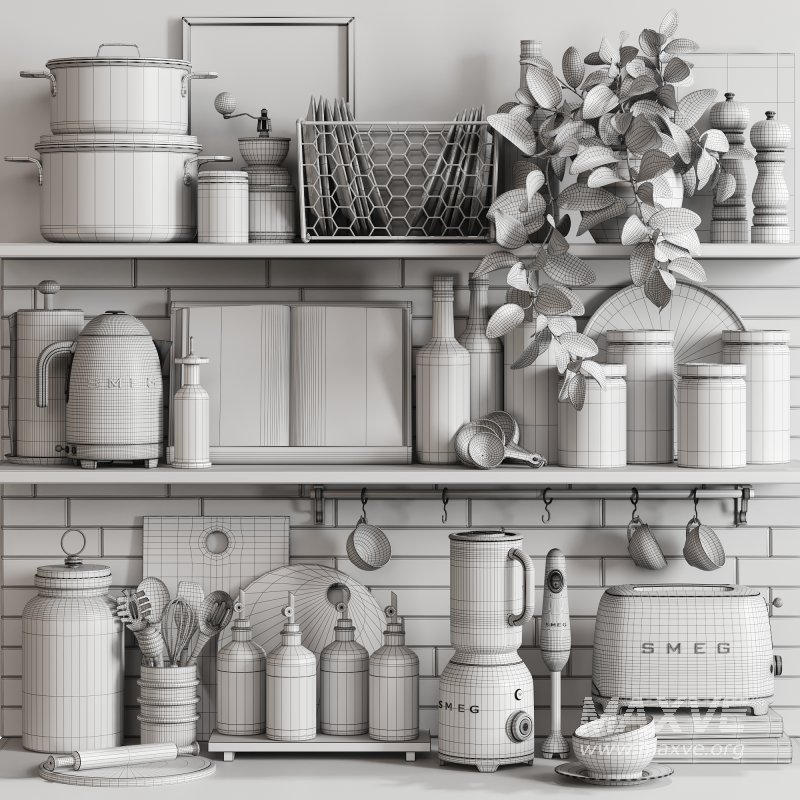 Scandinavian Elegance Kitchen Set 21 - Image 6