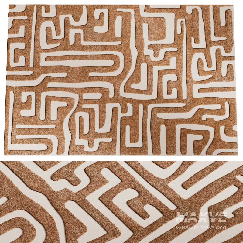 Walker Noble Kuba Wool Rug - Image 4