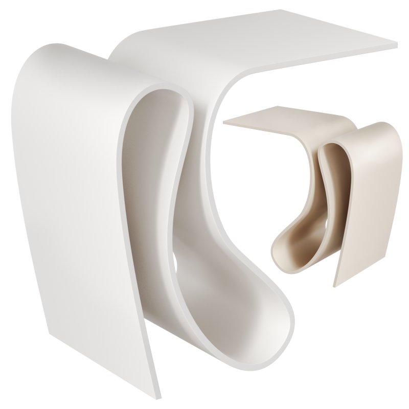 Corian Side Table coffee table - Image 2