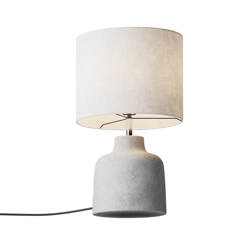 Handgemaakte tafellamp Ike betonnen voet - Image 5