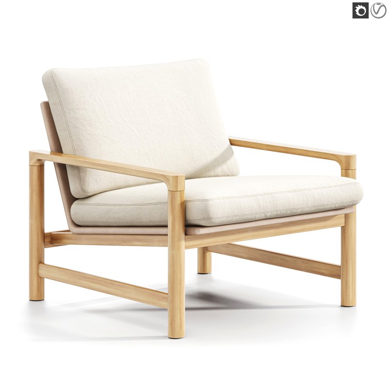 Troubadour Fabric Armchair - Image 3