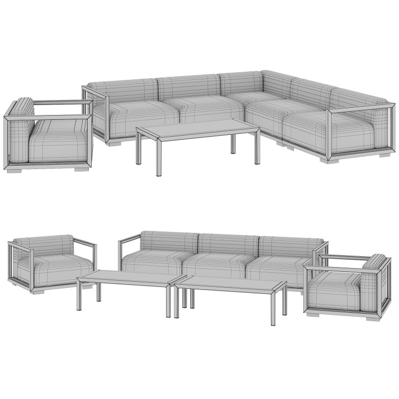 VICTUS Modular garden furniture set by 10Deka - Image 4