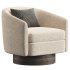 Camino Upholstered Swivel Barrel Chair - Thumbnail 5