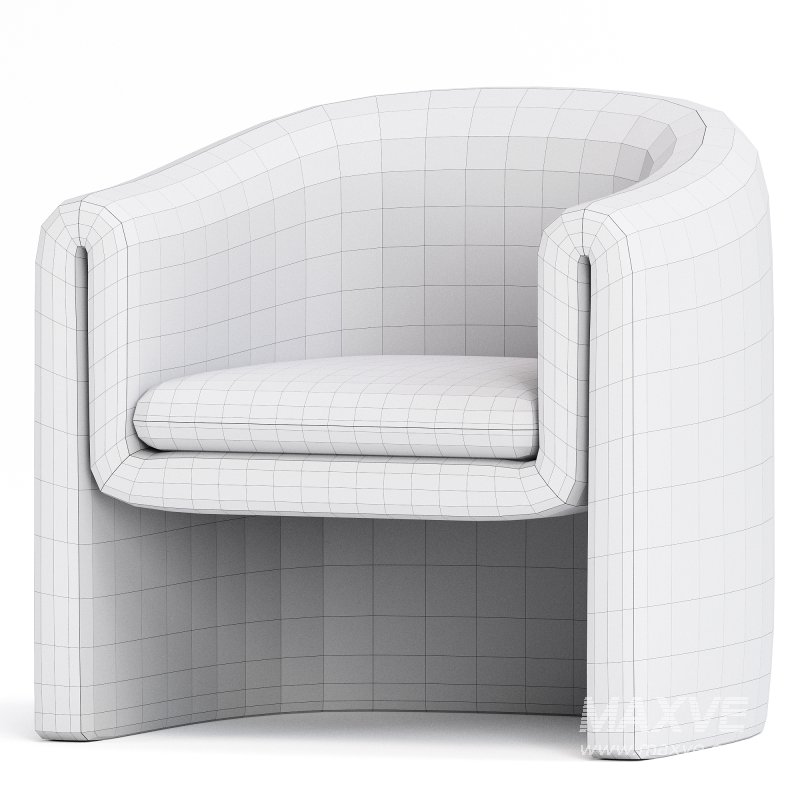 Pollman Upholstered Barrel Chair - Image 1