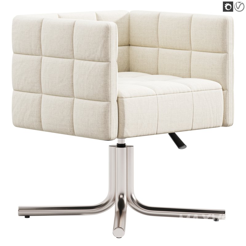 Matrice Green Leather Office Chair - Image 4