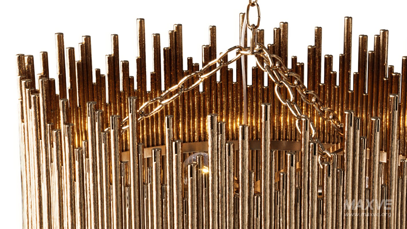 Gathered Glow Chandelier - Image 4