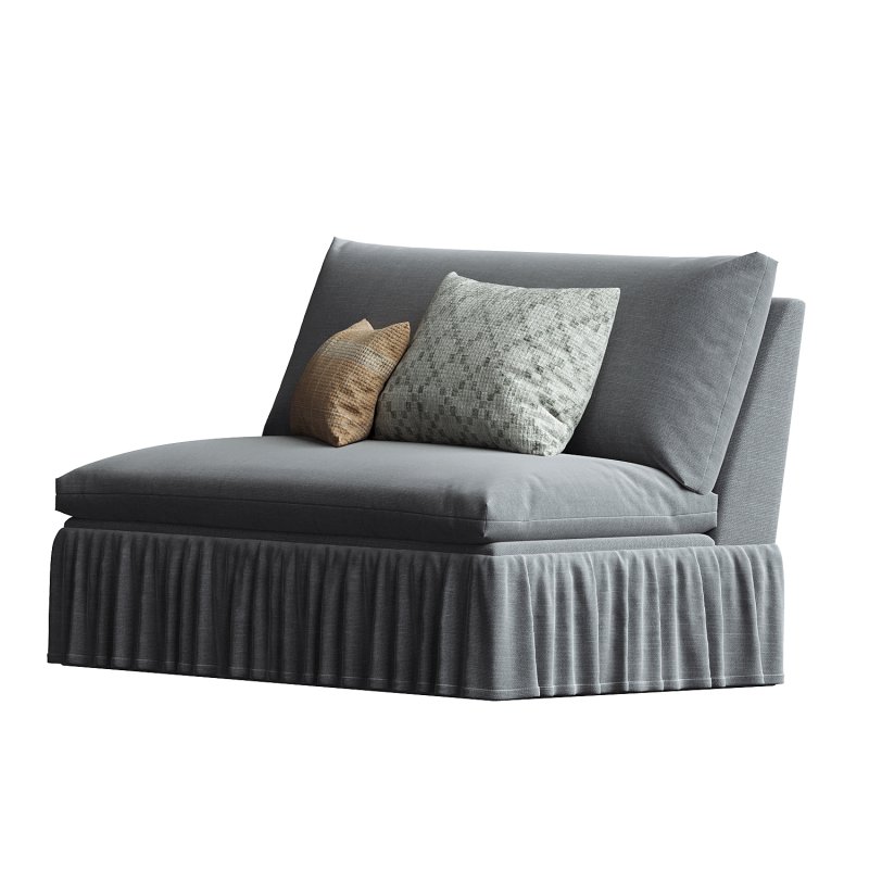 Thelma Settee, Linen - Image 2