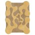 Beige & Yellow Small Oops Rug - Thumbnail 4