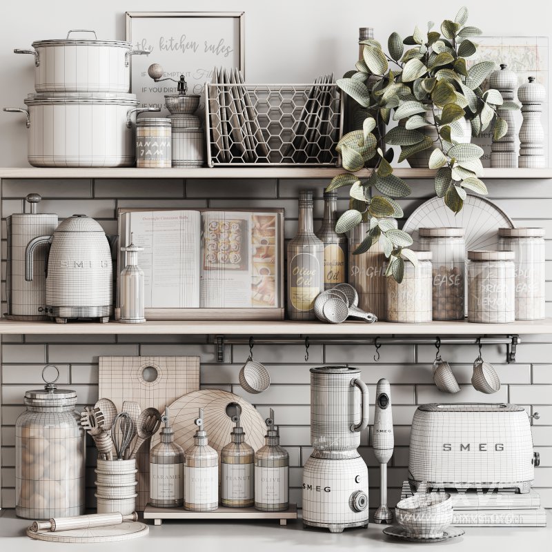 Scandinavian Elegance Kitchen Set 21 - Image 5