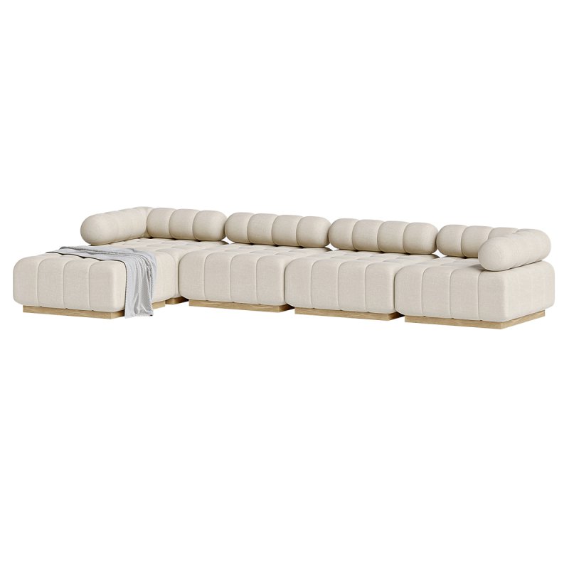 Roma Outdoor 4-Piece Sectional - Image 2