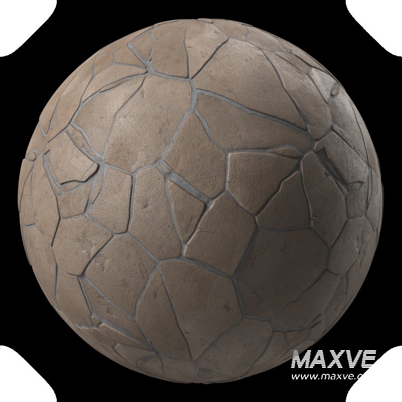 Stone Wall Materials 02- Brush Rock | Sbsar Pbr 4k Seamless - Image 6