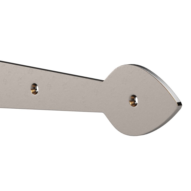 Black Wrought Iron Door Strap - Image 12