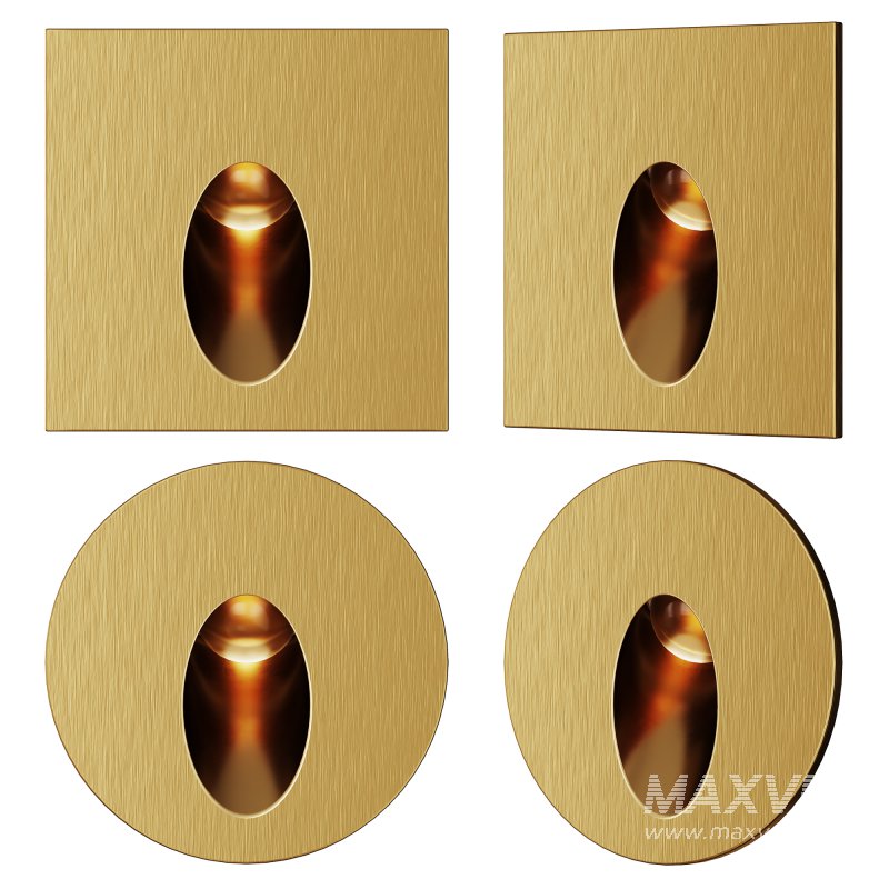 Square Round LED Light Aluminum Wall by AliExpress - Image 1