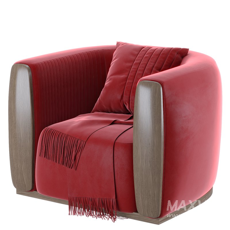Collar armchair - Image 1
