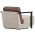 Fauteuil Franck Cuir - Thumbnail 4