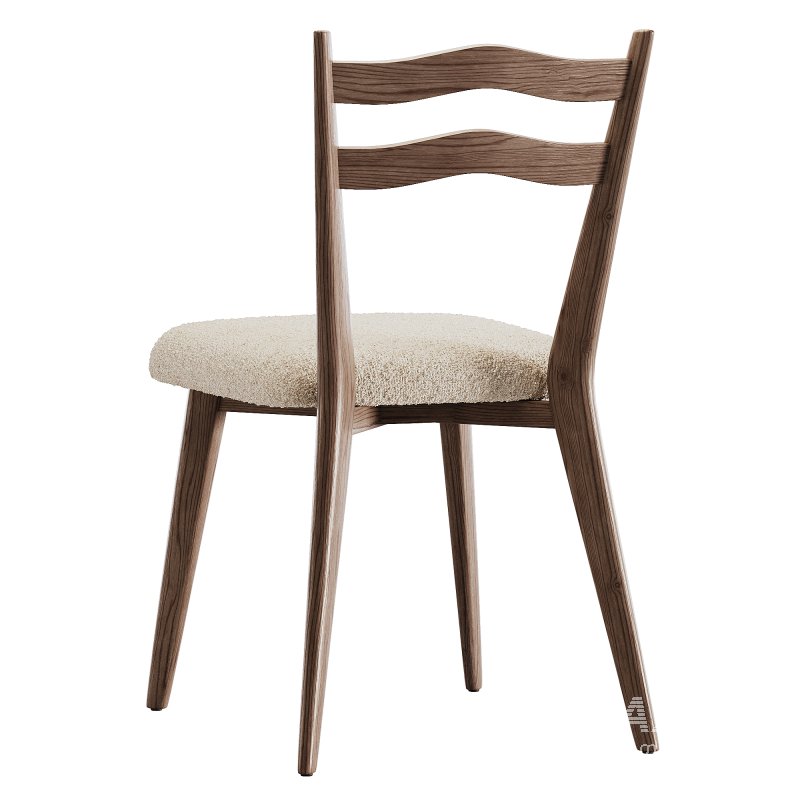 Hazel Brown Wood Dining Chair - Image 2