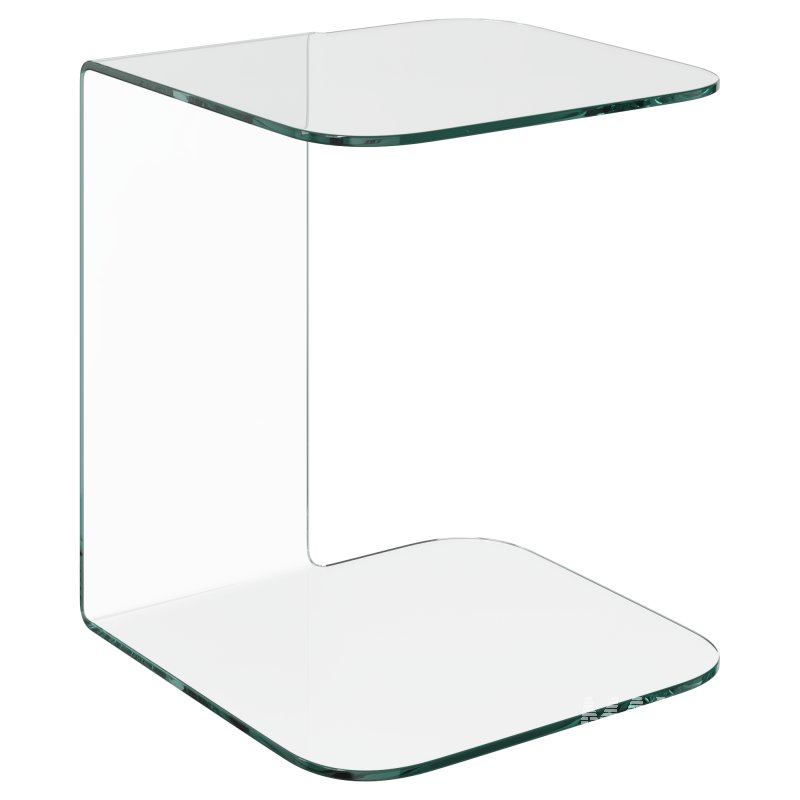 Shell Curved Glass Table by Sovet Italia - Image 4