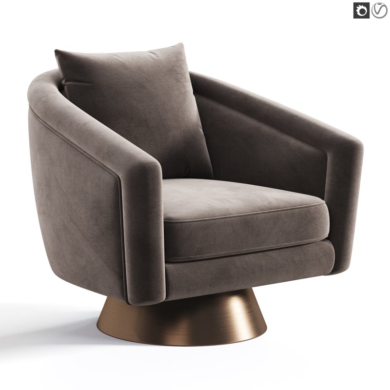 Swivel chair Fano - Image 1