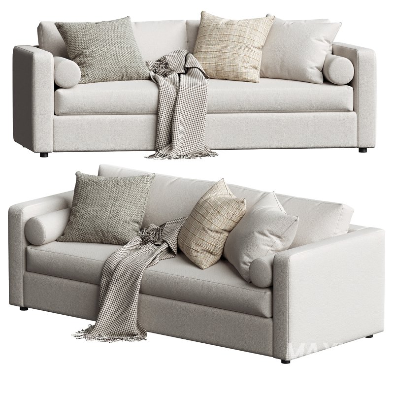 Aris 88 Track Arm Sofa - Image 3