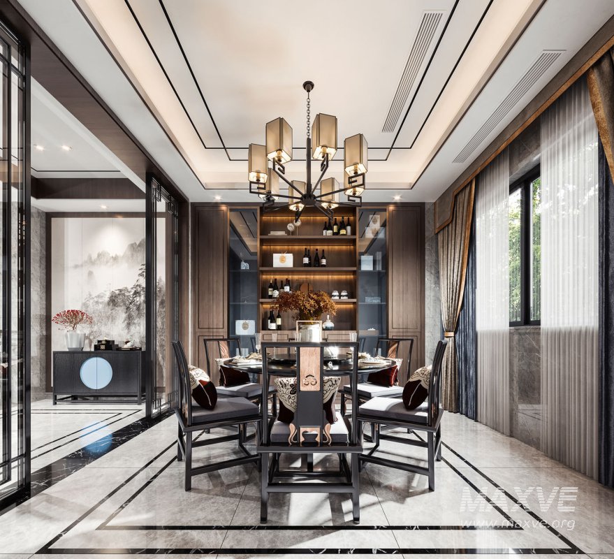 chinese living room dining room - Image 2