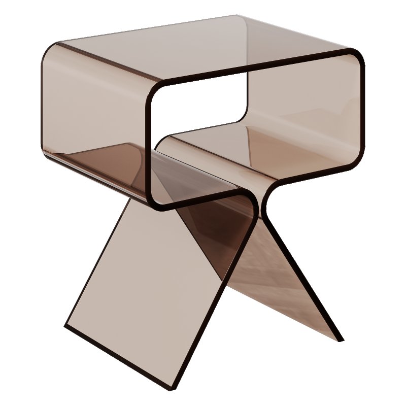 Coffee table Acrylic Nightstand Side Table by Solaround - Image 6